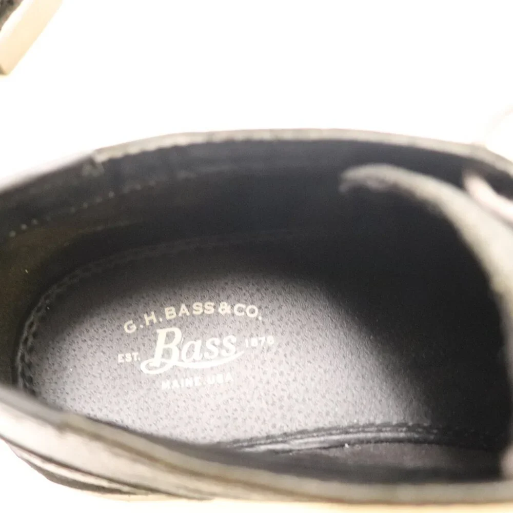 GH‎ Bass Men's Ankle Boots Coleman Leather Size 111/2. Dress Shoes Black